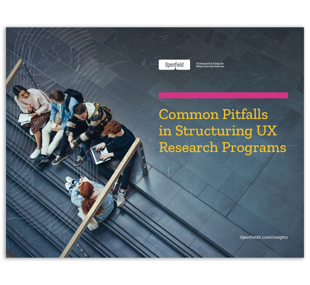 Image of cover of download: Common Pitfalls in Structuring UX Research Programs